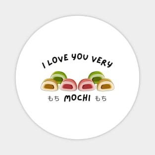 Mochi Tea Kawaii Established Japan Vintage Katakana Magnet